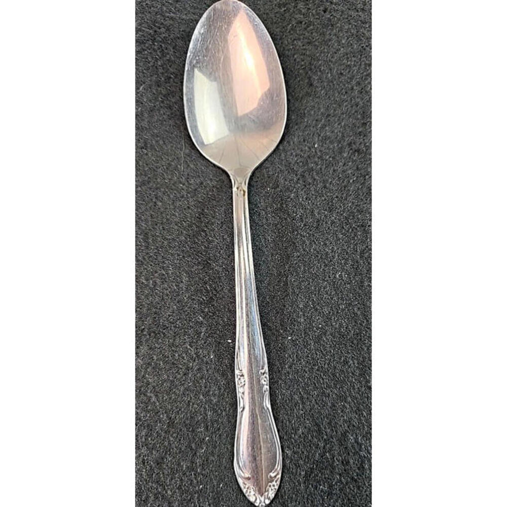 Oneida Plantation Stainless Custom Glossy Oval Soup Spoon Flatware